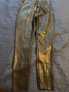 Forever 21 Black Faux Leather Leggings